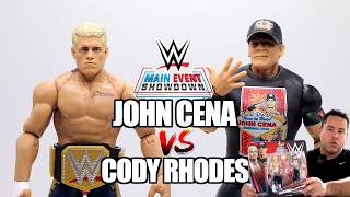 John Cena Vs Cody Rhodes - WWE Main Event Showdown 26 Unboxing & Review