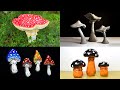 TOP 4 BEST DIY Cement Mushrooms 🍄 Concrete Craft Compilation
