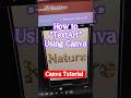 Canva Tutorial for beginners -How to TextArt Using Canva#textediting #canva #canvahacks