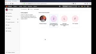 FTC Tutorial 2 - Setup Project on GitLab