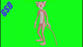 Pink Panther Green Screens