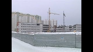 В Курске выясняют причины обрушения перекрытий в строящейся школе на Клыкова