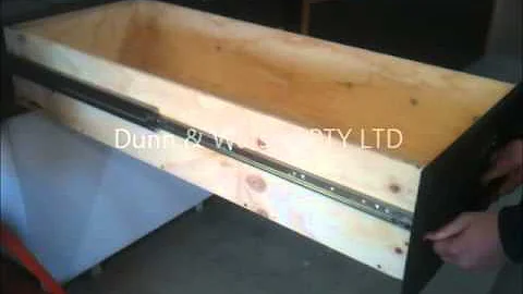 D&W - Drawer Slide Lock-in Lock-out Feature