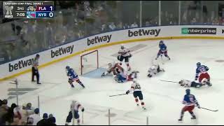 Crazy sequence by the Rangers against the Panthers