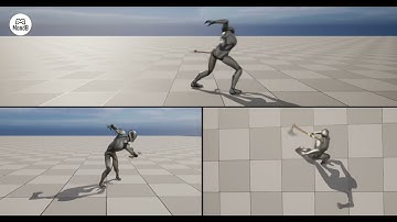 UE5 - Axe Attack Animation Pack