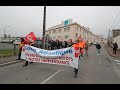 Saintes  mobilisation des salaris de la coop atlantique  contre le plan de licenciements