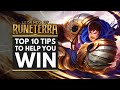 TOP 10 TIPS to Help You WIN in LEGENDS OF RUNETERRA