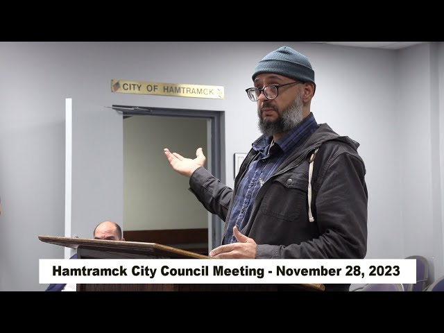 Hamtramck City Council Meeting - November 28, 2023
