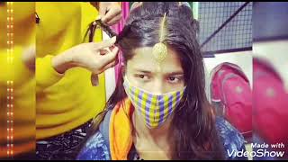 Party Hairstyle In Oily Hair Sunita Makeoversunita Herbal Beauty Parlour.