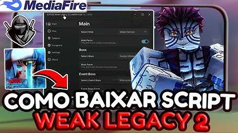 ☁️[UPDATE] WEAK LEGACY 2 SCRIPT AUTO MAX LEVEL, INSTA KILL - AUTO BOSS - AUTO DUNGEON (no key)