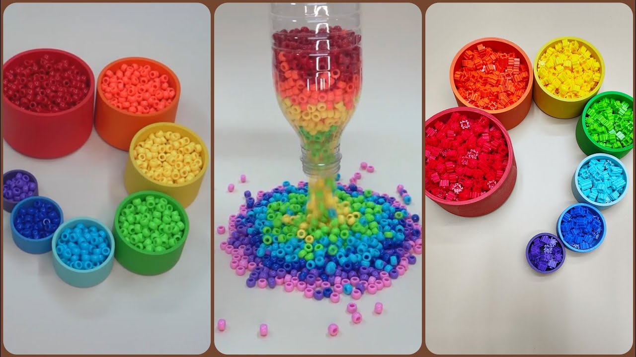 Hypnotic Bead Reversal, Xylophone Magic, Sorting Balls, ASMR Bead Tower, Marble Run Relaxation
