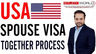 USA Spouse Visa Together Process  | USA Spouse Visa F2 Visa Tips 2023 #studyworld