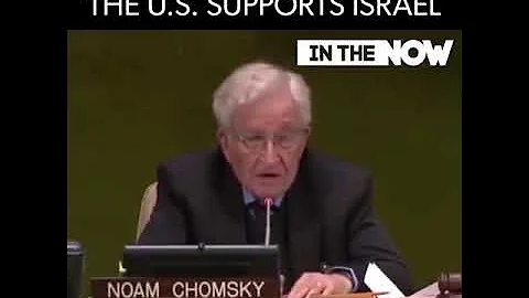 Noam Chomsky explained why US support Israel