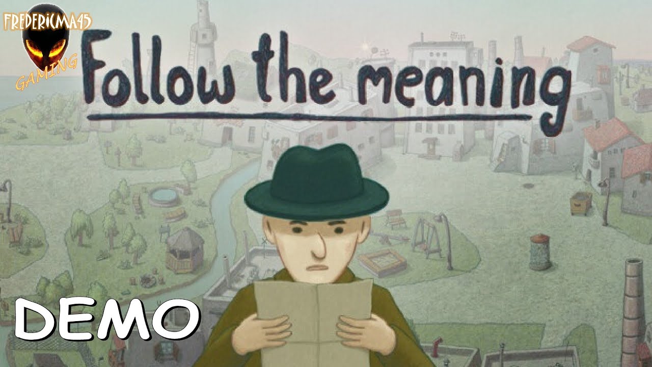 Follow The Meaning FULL DEMO Walkthrough (Point-and-click Puzzle Adventure Game)