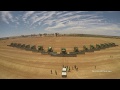 Wheat Harvest 2017 Western Australia - 20 John Deere Headers - 60ft, 45ft, 40ft