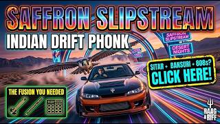 SAFFRON SLIPSTREAM · Indian Drift Phonk (Sitar × Flute) | Raag and Riff