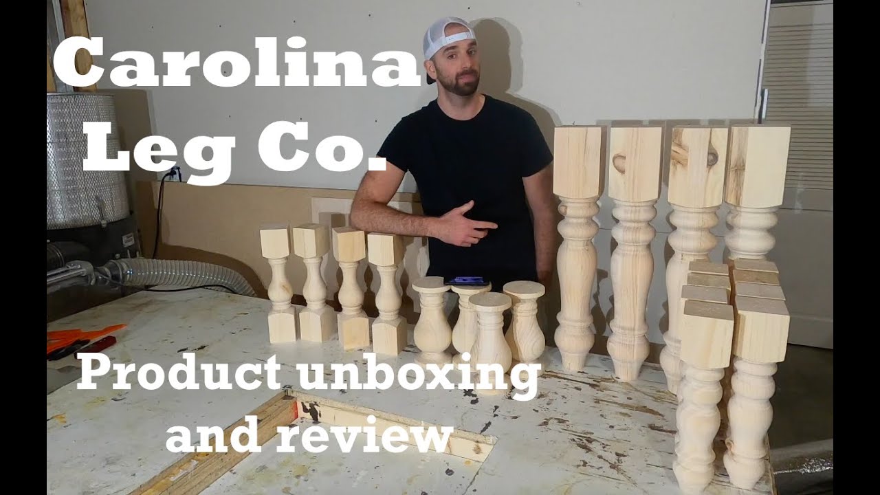 Carolina Leg Company Turned Table Leg Unboxing and Review YouTube
