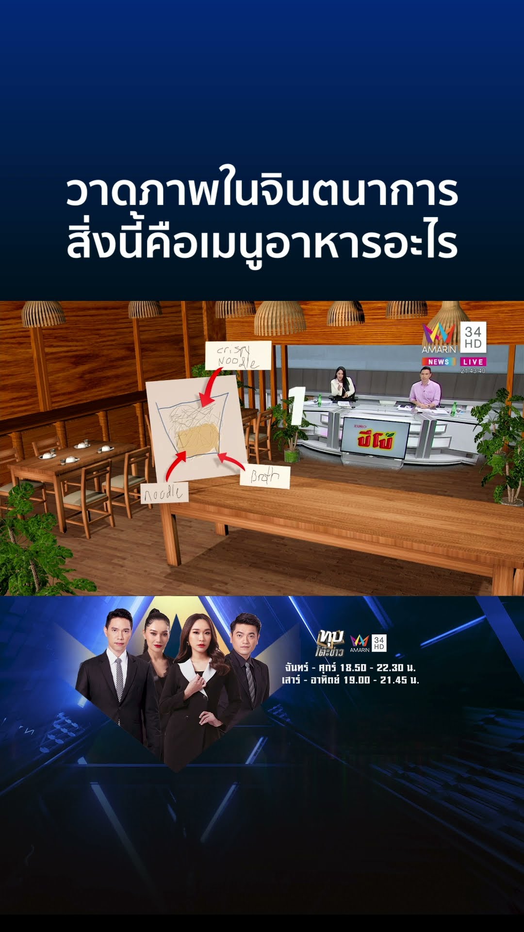งง! ฝรั่งวาดอาหารไทยในจินตนาการ สิ่งนี้คือเมนูอะไร | ทุบโต๊ะข่าว