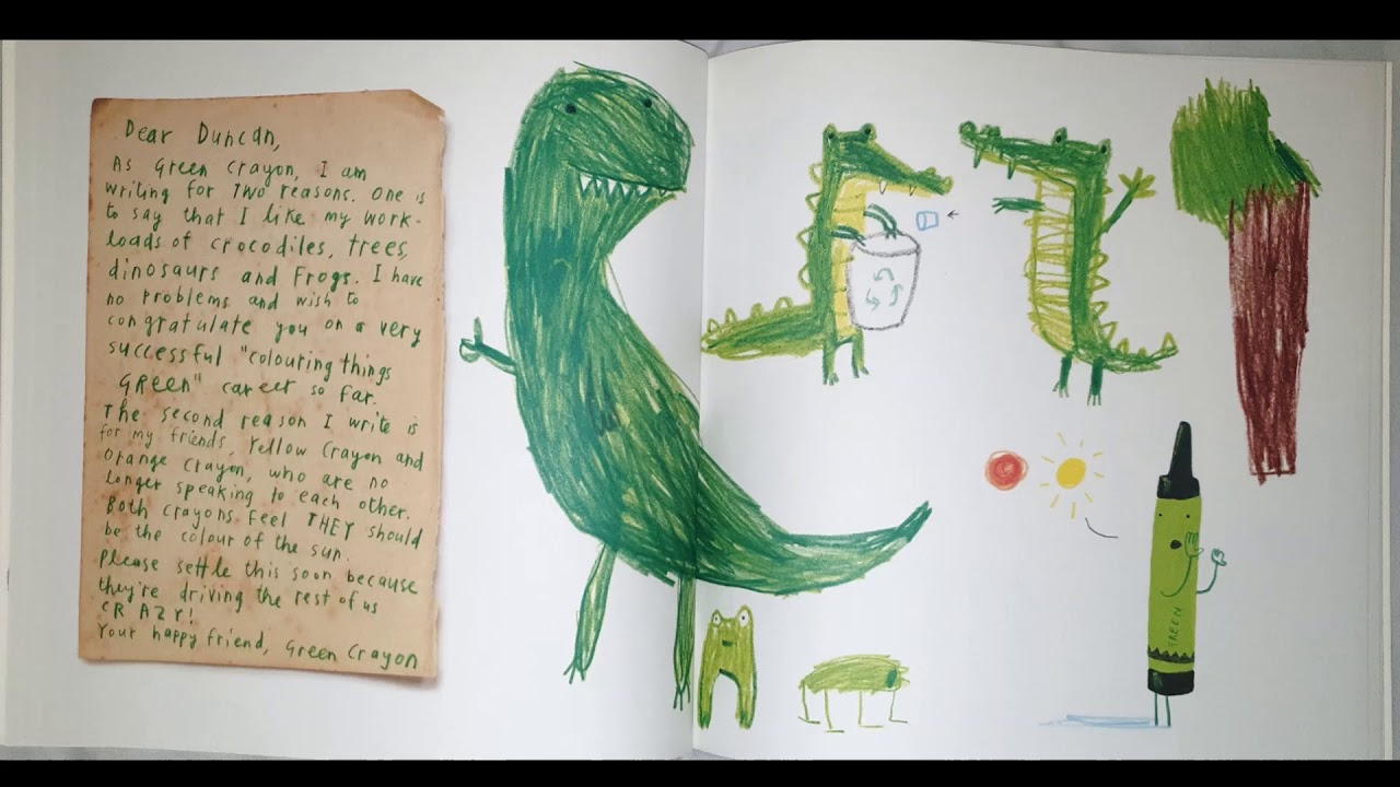 The Day the Crayons Quit, a story by Drew Daywalt and Oliver Jeffers ...