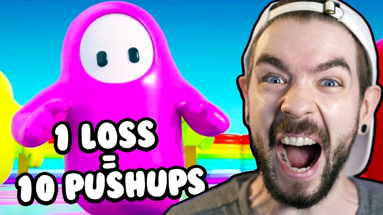 1 LOSS = 10 PUSHUPS | FALL GUYS - Fall Guys STreamm Wee Woo Epic