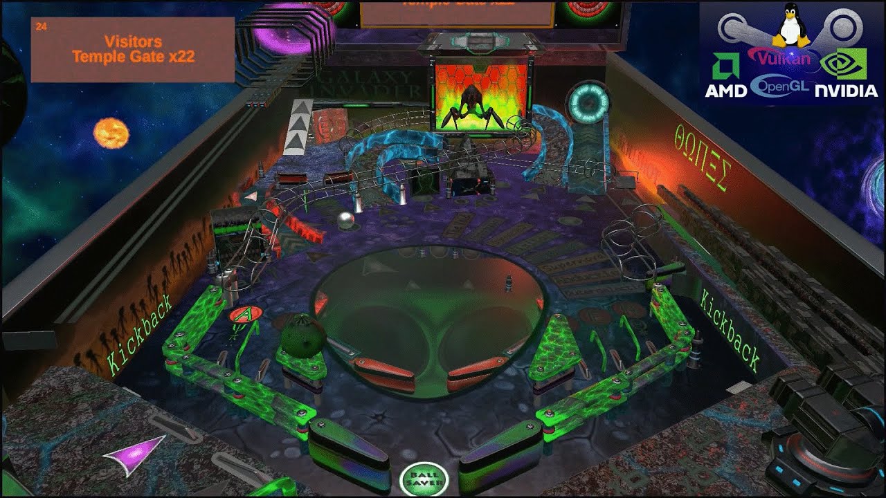 Outergalactic Aliens Pinball episode