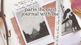 Paris Creative Journal with Me | travel journal design ideas | collage art journaling