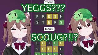 Vedal reacting to impossible Wordle words