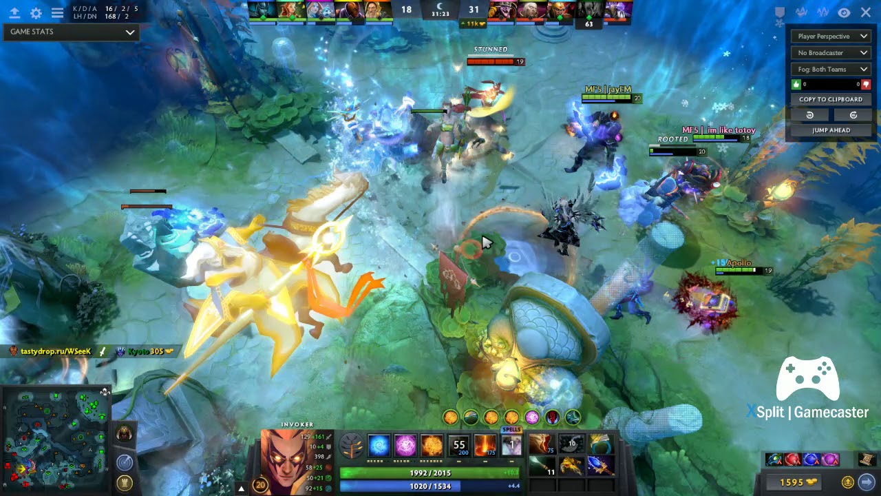 Dota 2 Invoker Cataclysm Rampage