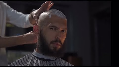 Andrew Tate goes bald again