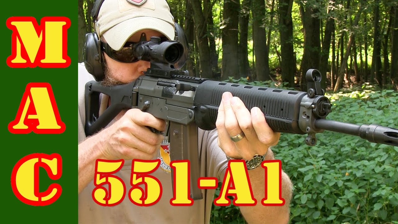 shooting in dc Sig Sauer 551A1 Rifle