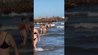 🇦🇷 Mar Del Plata Beach A Beautiful Day