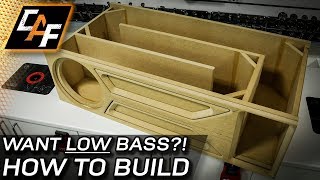 How to Build a T-Line Subwoofer Box A T-Line or Transmission Line subwoofer enclosure is a box style that allows us to get low end extension out of our subwoofer along