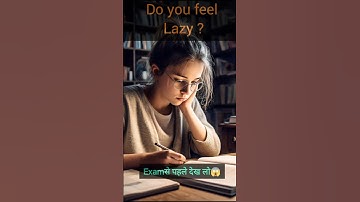 Do you feel lazy while studying?|Exam से पहले देख लो 😱| NEET/JEE motivation🔥|#shorts #motivation