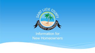 Information for New Homeowners