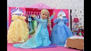 American Girl Disney Princess Bedrooms!