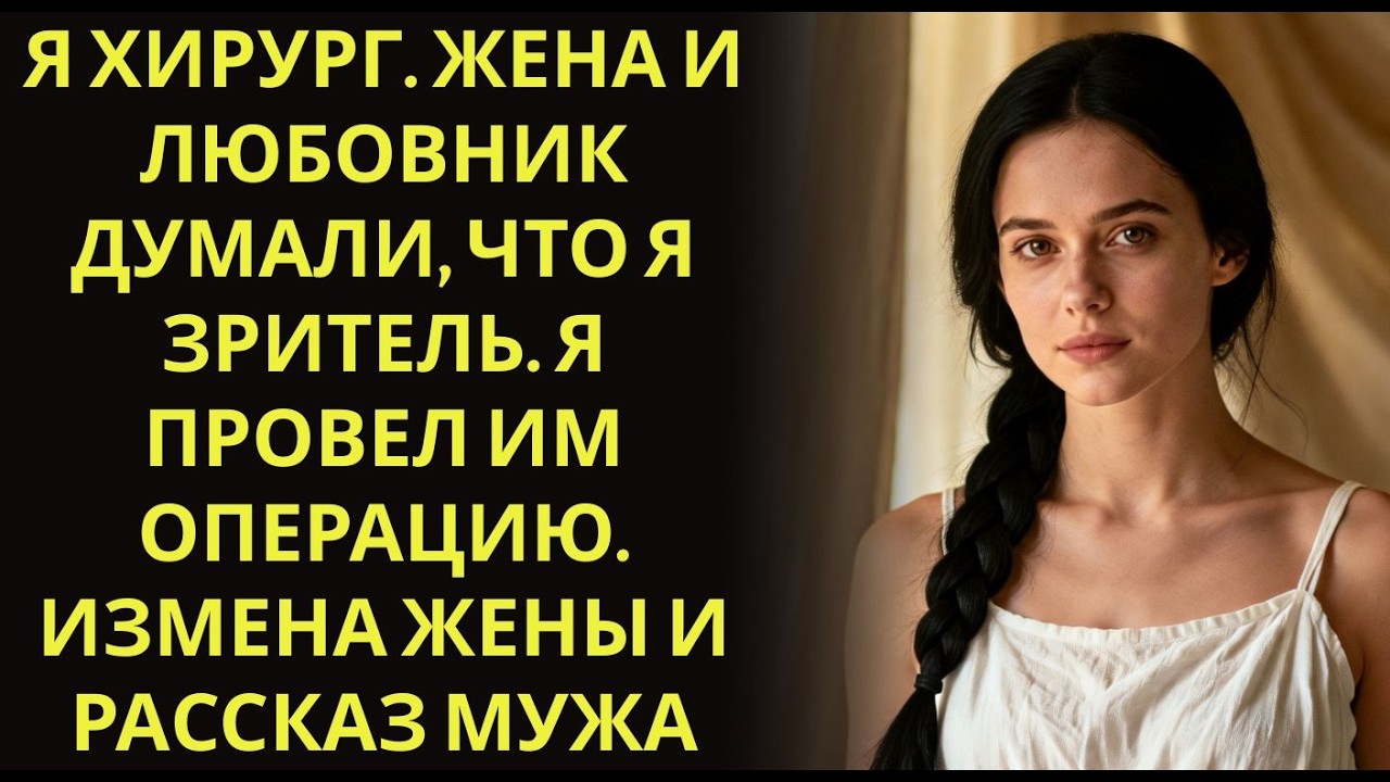 Я хирург  Жена и любовник думали, что я зритель  Я провел им ОПЕРАЦИЮ  Измена жены и рассказ муж