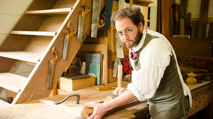 Colonial Williamsburg Hay Cabinet Shop Tour (part 3) "Inside the Shop"