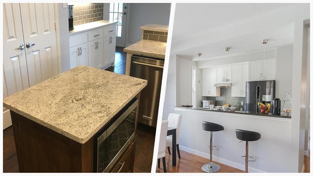 Blue Kitchen Design Challenges with Gray Backsplash Solutions ...