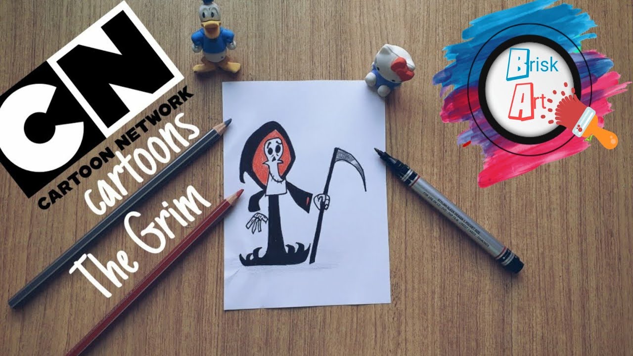 How to draw The Grim of cartoon network 2020 cartoon network