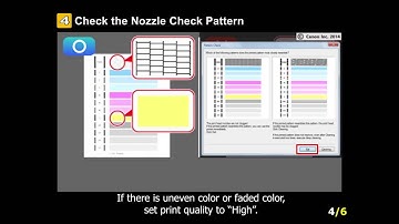 PIXMA iP8720/iX6820: Uneven printing, Faint printing