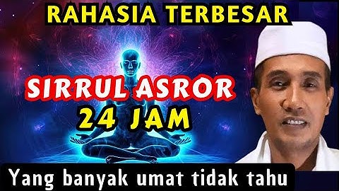 ✔️DZIKIR SIRRUL ASROR 24 JAM NON STOP  ✔️#gusmukhlasonrosyid