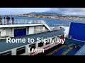 Rome to Sicily by train