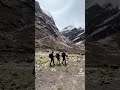 Enroute ABC but we were walking the wrong way to start 😉👀😂 #nepal #hiking #mountain #snow #fyp