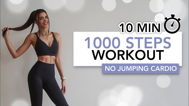 1000 STEPS WORKOUT | No Jumping Cardio To Burn Fat | Eylem Abaci