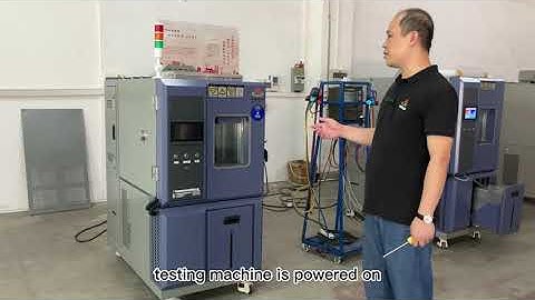 Operation video of constant temperature and humidity test Chambers