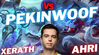 PEKINWOOF | XERATH VS AHRI | MID GAMEPLAY | Patch 15.15 / Season 15 | #LeagueofLegends