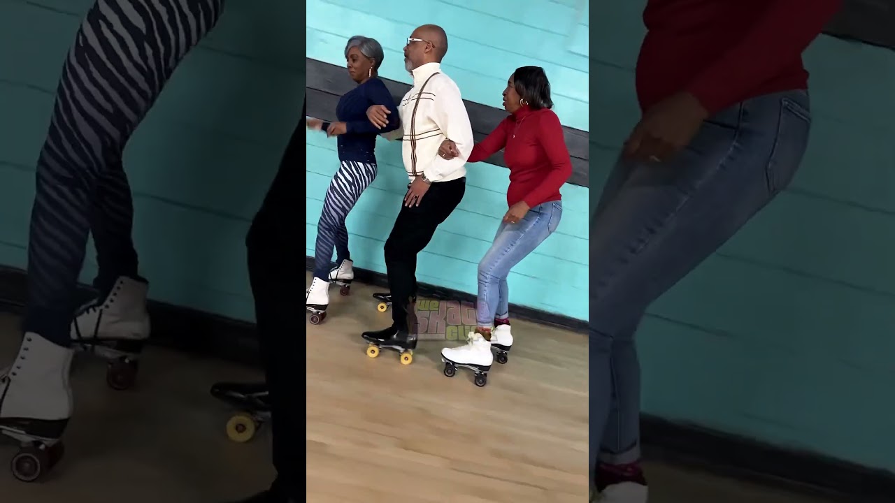 Black joy ✨ elders roller skating in St Louis 