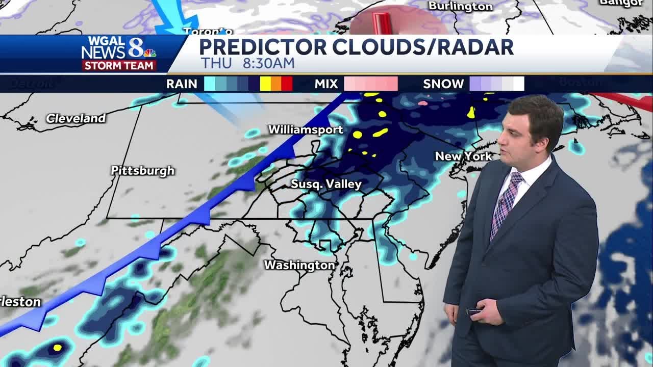 Mild Wednesday; Scattered Showers Overnight In South-Central PA - YouTube