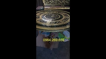 Bàn nhôm đúc quay cận cảnh chi tiết. Đúc gang đúc nhôm 0964.269.635