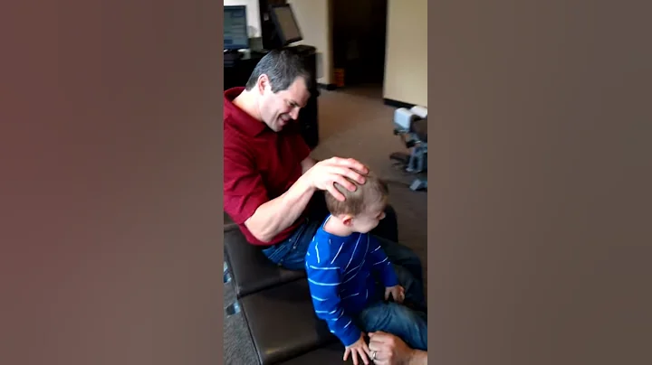 David getting checked by Dr. Michael Hickel ! (2yr...